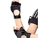 A1039 Fingerless Motorcycle Gloves, Black, One Size