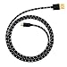 Smallelectric [3-pack] Aluminum Alloy Micro USB Cables in Assorted Lengths (3ft, 6ft, 1ft) Gold-plated High Speed USB 2.0 a Male to Micro B Sync and Charge Cables (Black)