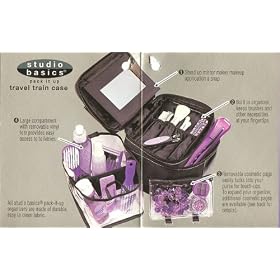 Studio Basics - Cosmetics Travel Train Case # 2229