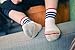 Searchself Little Boys' Cotton Stripe Breathable Mesh Thin socks（Pack of 5）