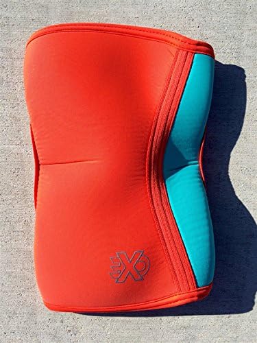 ExoSleeve - Core Series - 5mm Knee Sleeve (Orange/Blue, Medium)