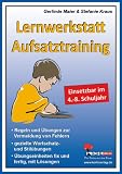 Lernwerkstatt Aufsatztraining - Gerlinde Maier, Stefanie Kraus