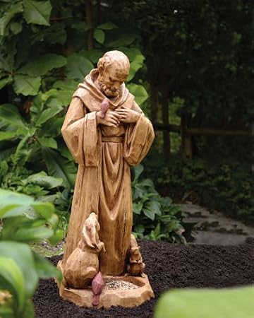 St. Francis Bird Feeder Statuary