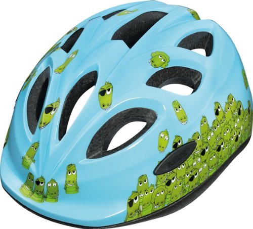 ABUS Kinder Fahrradhelm Smiley, Croco family, 45-50 cm