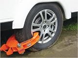 Review FullStop Security  / FullStop Security Samurai Wheel Clamp - awarded Gold Sold Secure - Caravan
