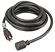 Reliance Controls PC3020 20-Feet 30 Amp L14-30 Generator Power Cord for Up to 7,500-Watt Generators