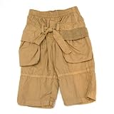 Jean Bourget - Taupe tie elastic waist pants (size 18m)