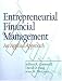 Entrepreneurial Financial Management