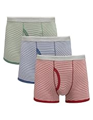 3 Pack Authentic Stretch Cotton Feeder Striped Trunks