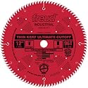 Freud LU74R012 12-Inch 96 Tooth ATB Thin Kerf Cut-Off Saw Blade with 1-Inch Arbor and PermaShield Coating