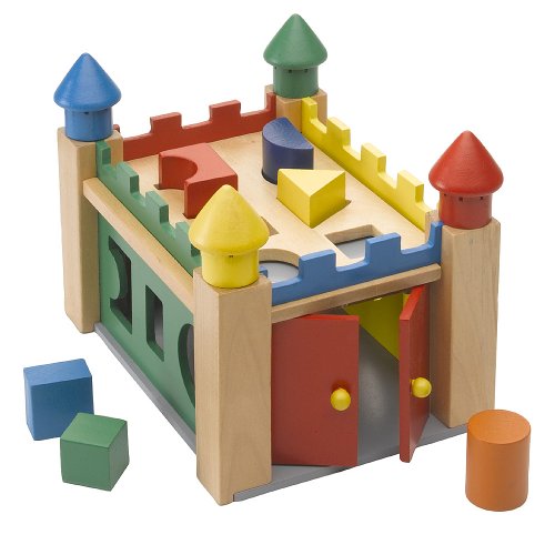 51425MTGQDL Wooden Sorting Castle