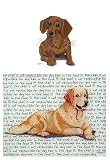 Dachshund (Smooth, Red) Glass Cutting Board