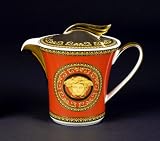 Versace by Rosenthal Medusa Red Tea Pot