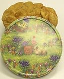 Scotts Cakes Cookie Combos - M & M and Sniker Doodle 2 1/2 lb. Large Bunny Tin