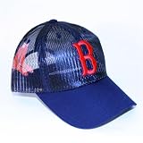 Urban Boundaries - Boston Red Sox Full Mesh Adjustable Cap in blue and red