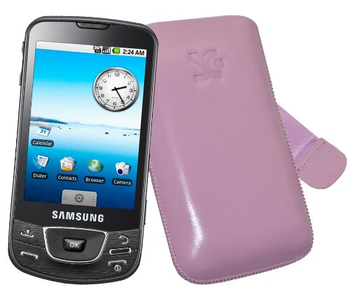 Suncase Ledertasche f&uuml;r Samsung i7500 Galaxy pink Preisvergleich