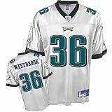 Reebok Philadelphia Eagles Brian Westbrook Replica White Jersey