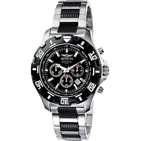 Mens Invicta Steel Ghost Racing Chrono Tachymeter Rotating Bezel Date Watch 7230