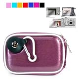 Carrying Case for Flip Video Mino F360 Series Camcorder + Screen Protector Kit + Cloth (9 Color to Choose From) (Purple Candy Glossy)