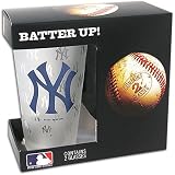 Yankees Boelter MLB Frosted Glasses Set of 2