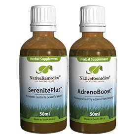 Click here to buy Native Remedies AdrenoBoost and Serenite Plus ComboPack by Native Remedies.