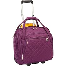 Delsey Quilted Rolling UnderSeat Tote- EXCLUSIVE
