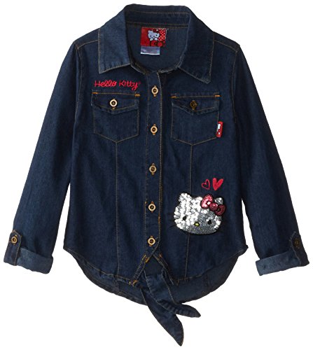Hello Kitty Girls 2-6X Chambray Shirt