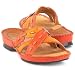 Clarks Lyndy Orange sandals