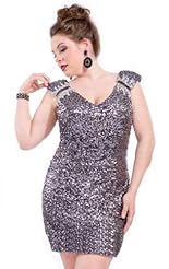 Plus Size Chiffon/Taffeta/Tulle Crystal Sequined Crystals Lace Applique Beaded Prom Dress 