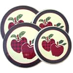 Ingleman Designs Apple Jack Economy Burner Covers, Set of 4