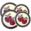 Ingleman Designs Apple Jack Economy Burner Covers, Set of 4
