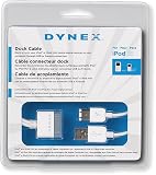 Dynex DX-IPSC - Digital player data cable - Firewire IEEE1394 (i.LINK) / Hi-Speed USB - 4 pin USB Type A, 6 pin FireWire (M) - Apple Dock connector (M)