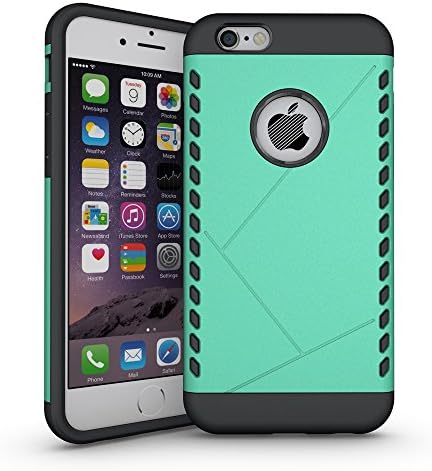 IPhone 6/6s Case, LEMY JOUNERY [Slim Fit] Rugged Hybrid Dual Layer Armor Defender Shockproof Protective Cover Case Impact Resistant Bumper with Cushioned Corner for iphone 6/6s (GREEN)
