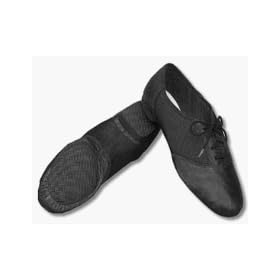 Adult Black Combo Split Sole Jazz Shoes