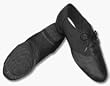 Youth Black Combo Split Sole Jazz Shoes (Sizes 12 - 3)