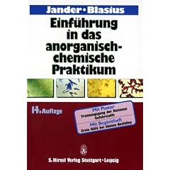 Jander/Blasius. Einf�hrung in das anorganisch-chemische Praktikum (einschl. der quantitativen Analyse)