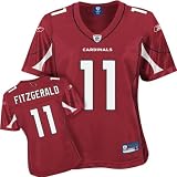 Larry Fitzgerald Red Reebok Premier Arizona Cardinals Women's Jersey - Small