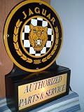 Jaguar Motors Porcelain Lighted Sign