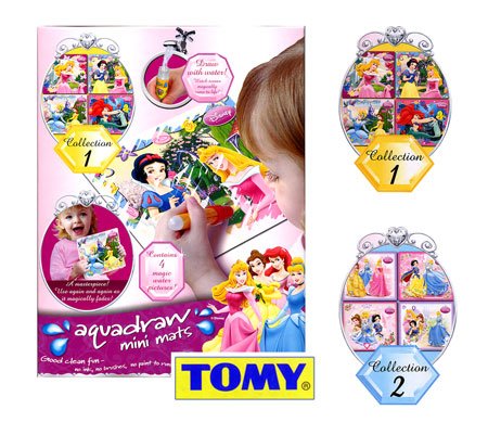 Tomy AquaDraw Mini Mat Disney Princess Collection 1