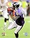 Ed Reed 2008 Action by Unknown Framed with Gold Decor Wood Frame 1.25 inch width, 3/4 inch depth