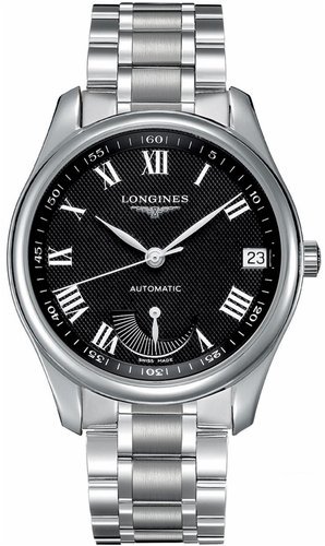 Longines Watches- Longines Master Collection Automatic Power Reserve Indicator Transparent Case Back Men's Watch