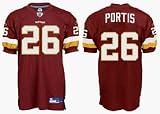Clinton Portis Washington Redskins Authentic Reebok NFL Football Jersey (Red)