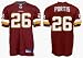 Clinton Portis Washington Redskins Authentic Reebok NFL Football Jersey (Red)