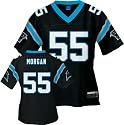 Dan Morgan Black Reebok NFL Replica Carolina Panthers Women's Jersey
