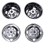 Pacific Dualies 29-1608 Polished 16 Inch 8 Lug Stainless Steel Wheel Simulator Kit for 2001-2007 Chevy GMC 3500 Truck 2003-2010 G3500 Van
