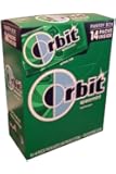 Wrigley's Orbit Spearmint Sugar Free Gum Pantry Box - 14 Packs of 14 Pieces