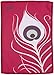 Toddy Gear Your Eminence Red 5 x 7 Inch Premium Microfiber Smart Cloth, for iPad and Touch Screen Cleaning - Retail Packaging - Red/Purple, 15X7B1806
