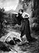 Painting by V. J. Robertson Depicting a Scene from Sophocles' Ancient Greek Tragedy Antigone Photographic Poster Print, 12x16