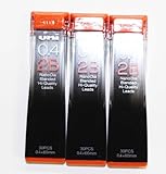 Strength & Deep & Smooth -Uni-ball EXtra Fine Diamond Infused Pencil Leads, 0.4 Mm-2b-[nano Dia]30 Leads X 3 Pack/total 90 Leads/(with Our Shop Original Description of Goods)