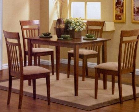 Coaster Wells 5 piece Walnut Dining Set